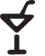 Cocktail icon image of a martini glass