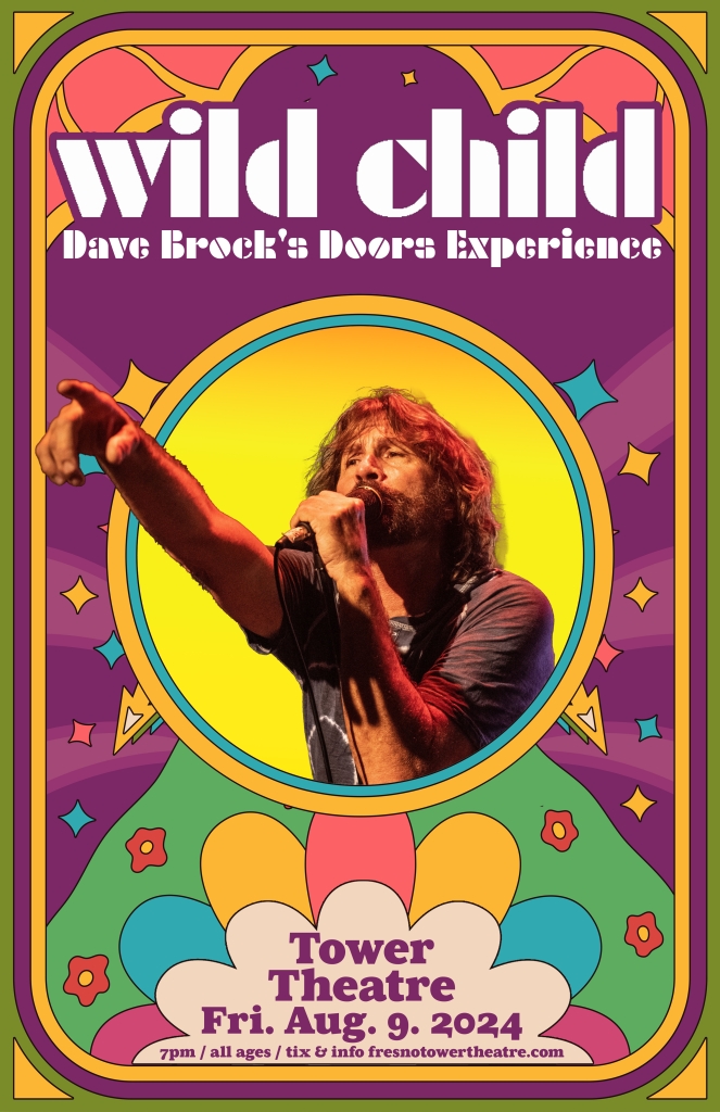 Psychedelic concert poster