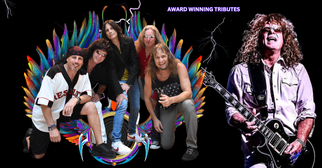 Journey tribute band members and Frampton tribute artist image